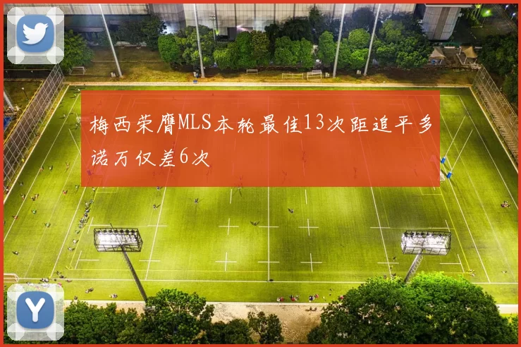 梅西荣膺MLS本轮最佳13次距追平多诺万仅差6次